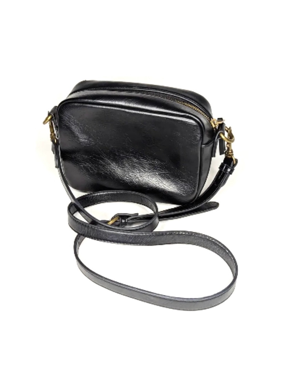 UNIVERSAL THREAD Camera Crossbody Bag, black and cream - Picture 2 of 5
